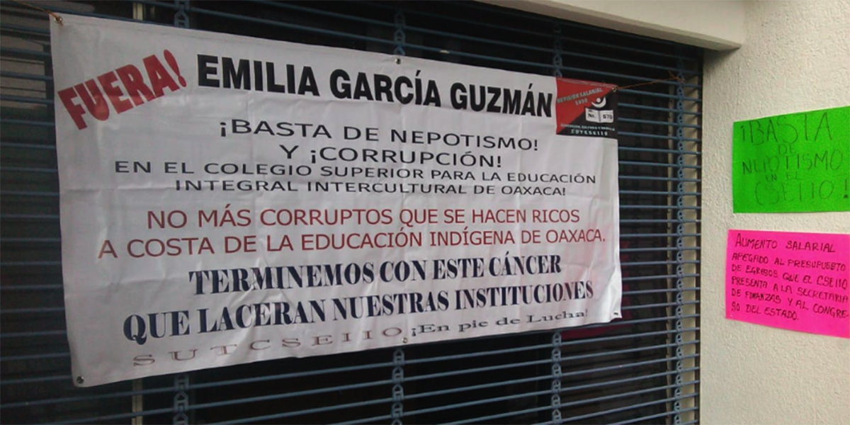 SUTCSEIIO protesta para exigir aumento salarial | El Imparcial de Oaxaca