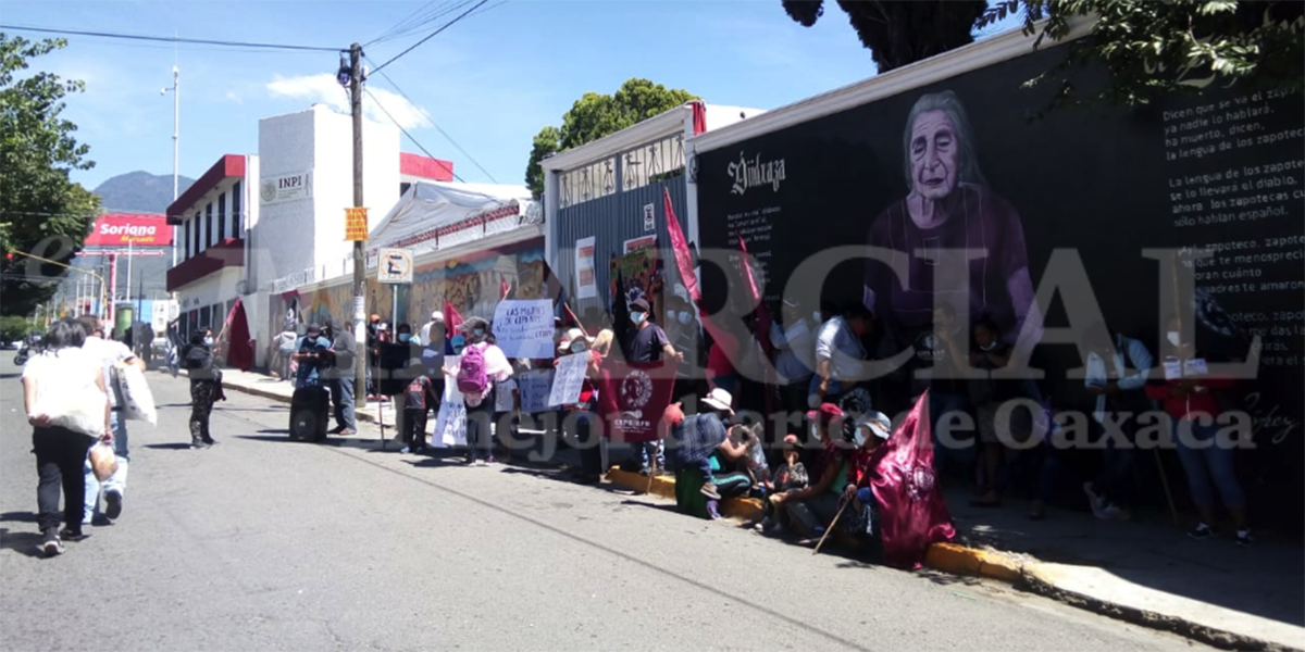 CIPO-RFM levanta protesta en la ciudad de Oaxaca