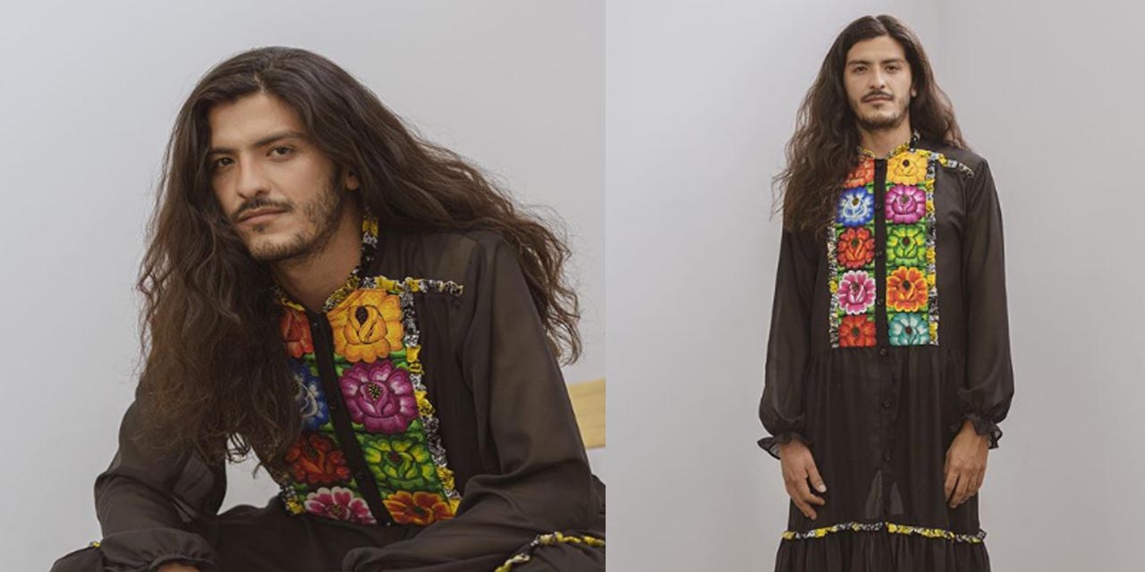 Venden vestido para hombre con bordados de artesanos de Oaxaca | El Imparcial de Oaxaca