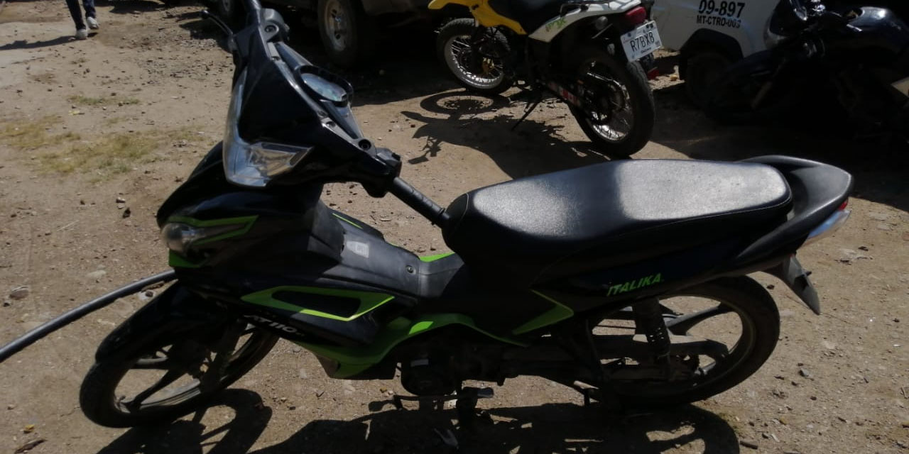 Recuperan dos motocicletas robadas en Oaxaca
