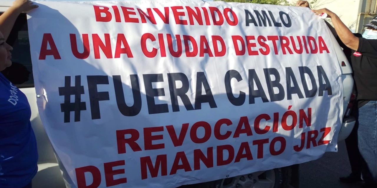 Protestan por agua durante llegada de AMLO a Ciudad Juárez, Chihuahua | El Imparcial de Oaxaca