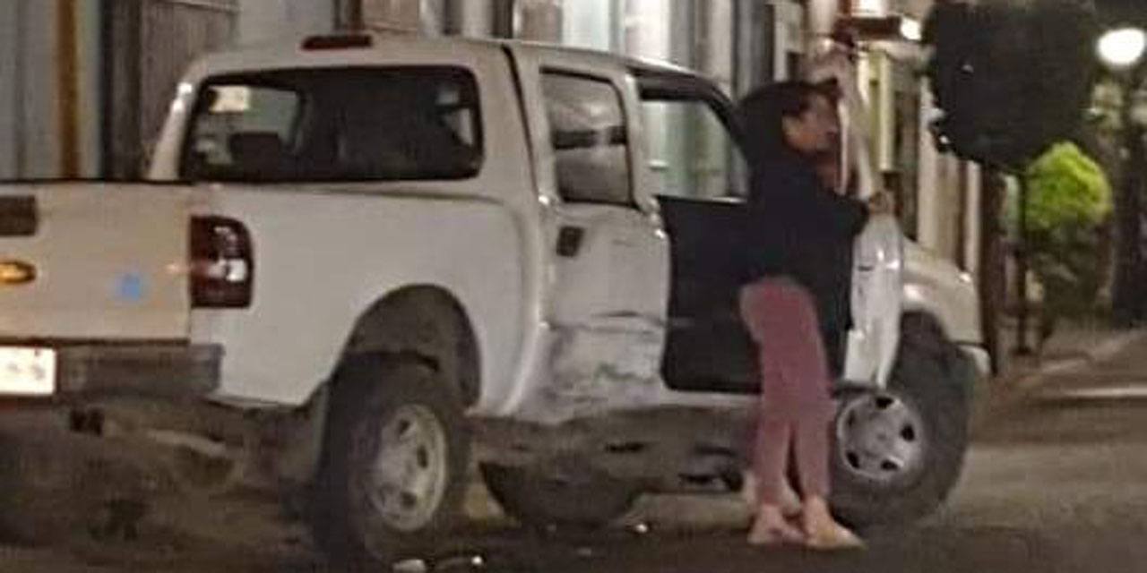 Conductor ebrio provoca violento accidente en el centro de Oaxaca