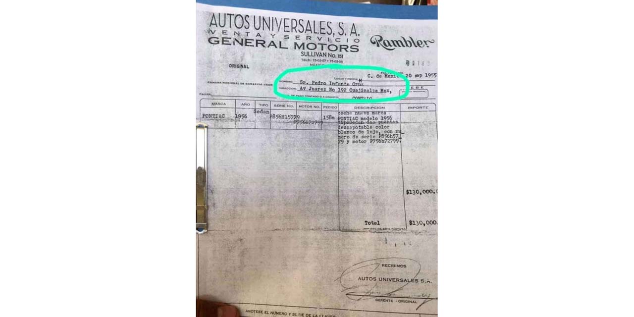 Supuesta “carcacha” de Pedro Infante es vendida en $65 mil pesos