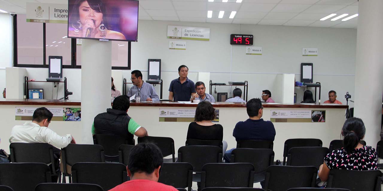 Cae recaudación por licencias de manejo durante pandemia en Oaxaca
