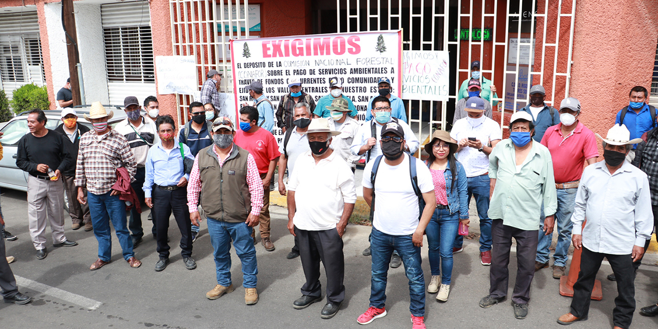San Agustín mantiene protestas ante Conafor | El Imparcial de Oaxaca