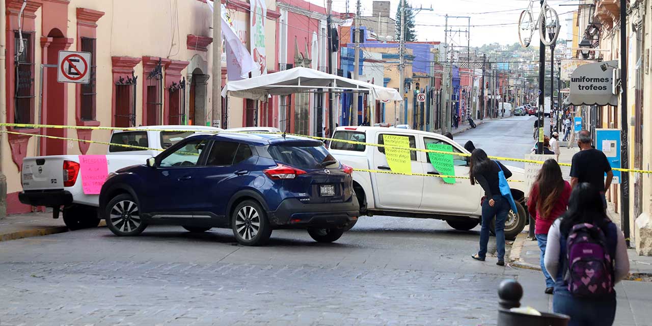 Sitian la ciudad de Oaxaca con seis bloqueos