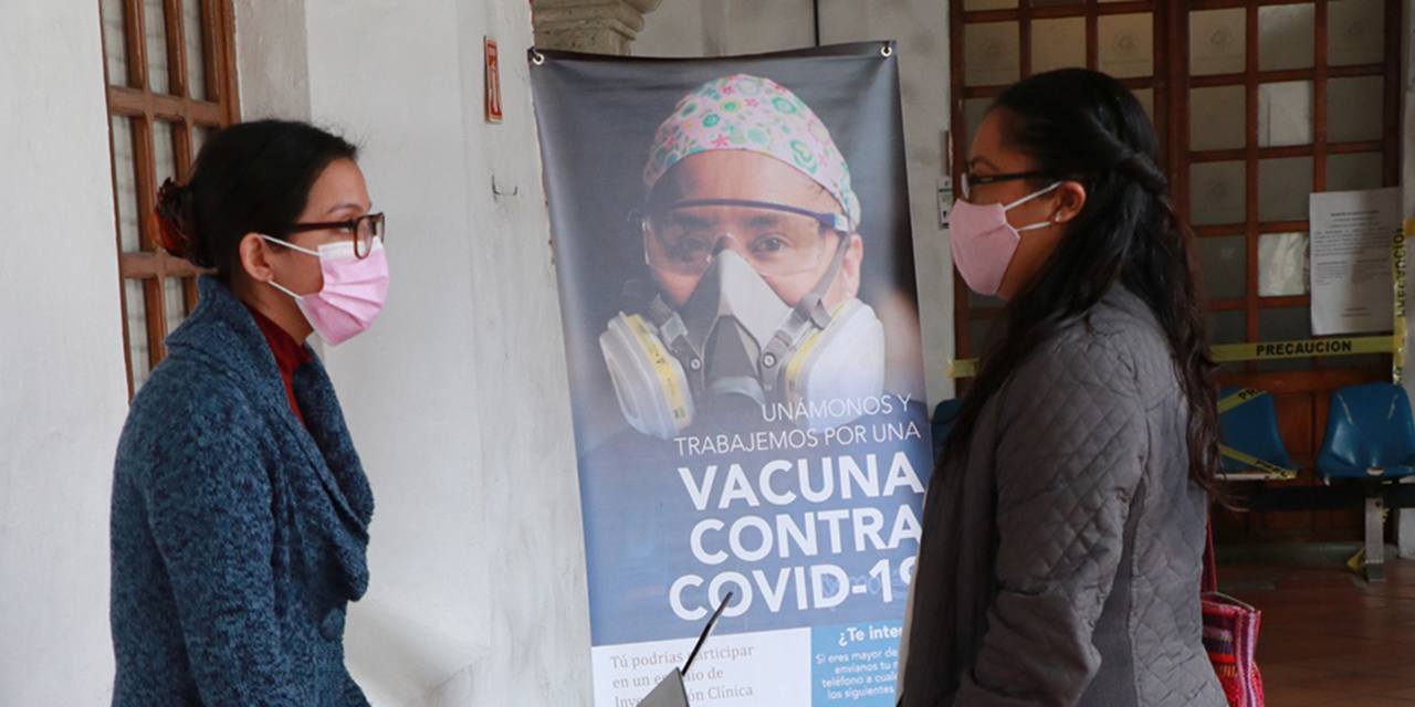 Van 700 candidatos para probar vacuna Covid-19 en Oaxaca