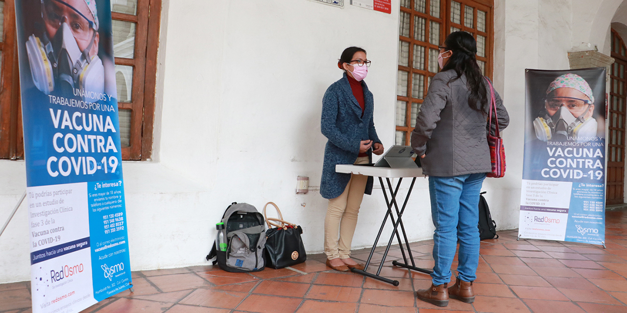 Van 700 candidatos para probar vacuna Covid-19 en Oaxaca