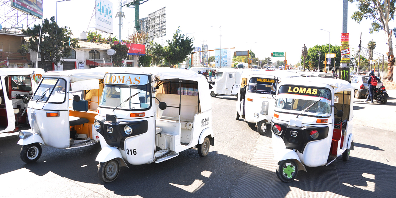 Semovi saca de circulación a 8 mil mototaxis de Oaxaca