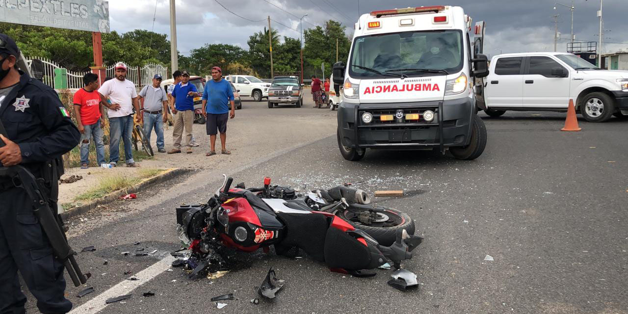 Accidente en Juchitán deja una víctima mortal