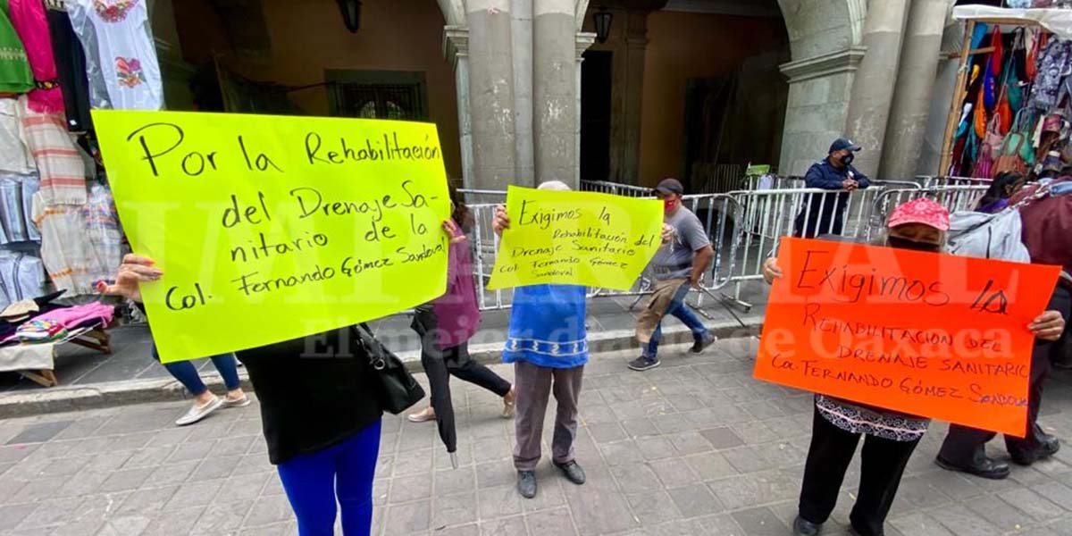 Vecinos de la Gómez Sandoval acusan de incumplimiento a Dante Montaño