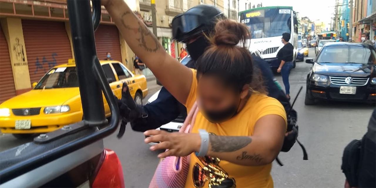 Detienen a presuntos carteristas en céntricas calles de Oaxaca