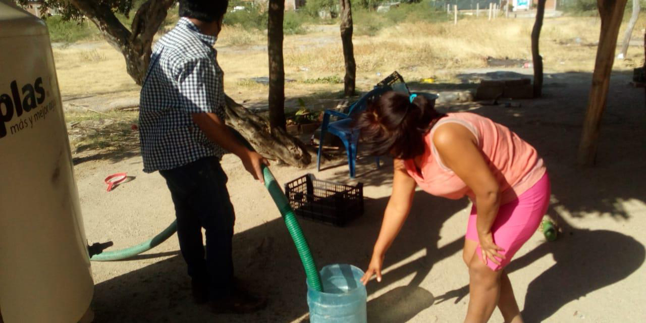 Playa Brasil, sin agua y en completo abandono