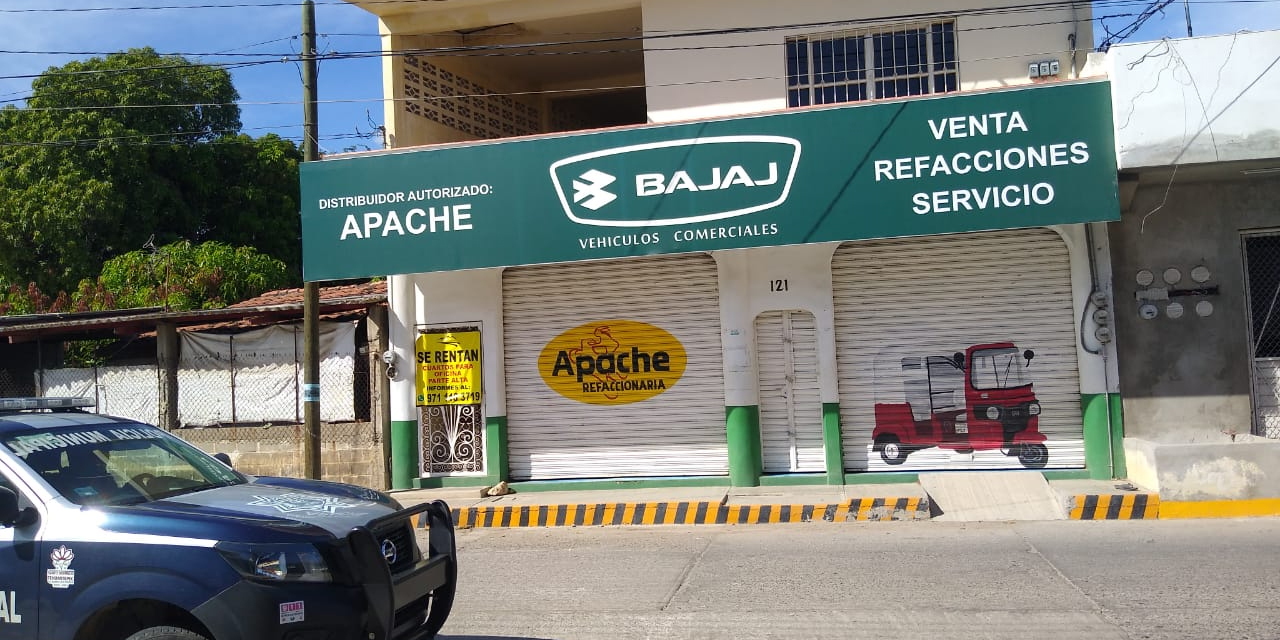 Asaltan tienda de motos en Tehuantepec