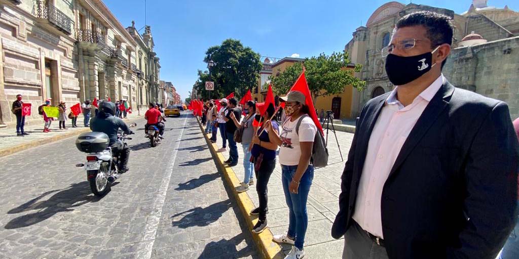Protestan antorchistas contra recortes presupuestales en el PEF 2021 | El Imparcial de Oaxaca