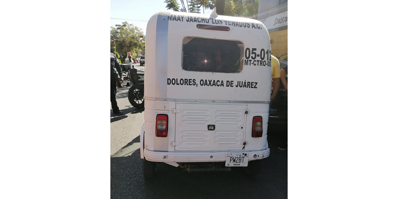 Aseguran mototaxi por  transitar fuera de ruta | El Imparcial de Oaxaca