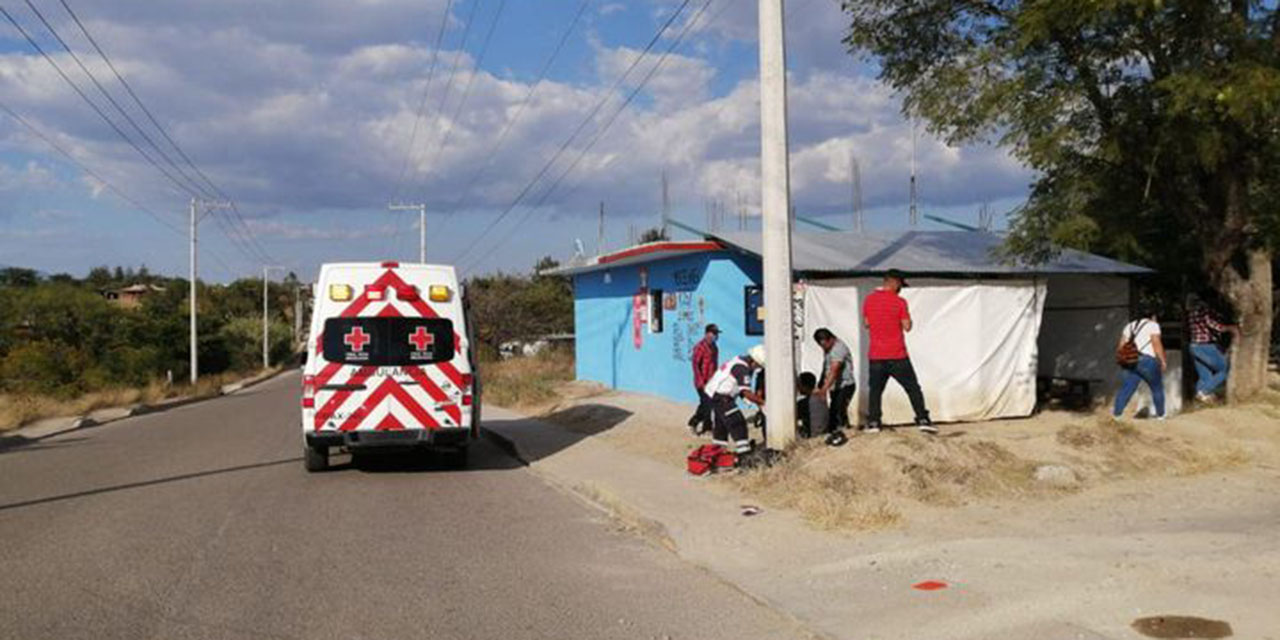 Motociclista derrapa violentamente en ruta a Miahuatlán | El Imparcial de Oaxaca