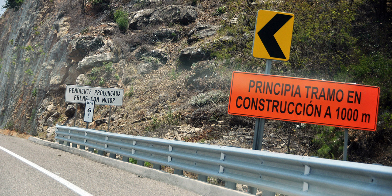 Recorte federal pega a carreteras de Oaxaca