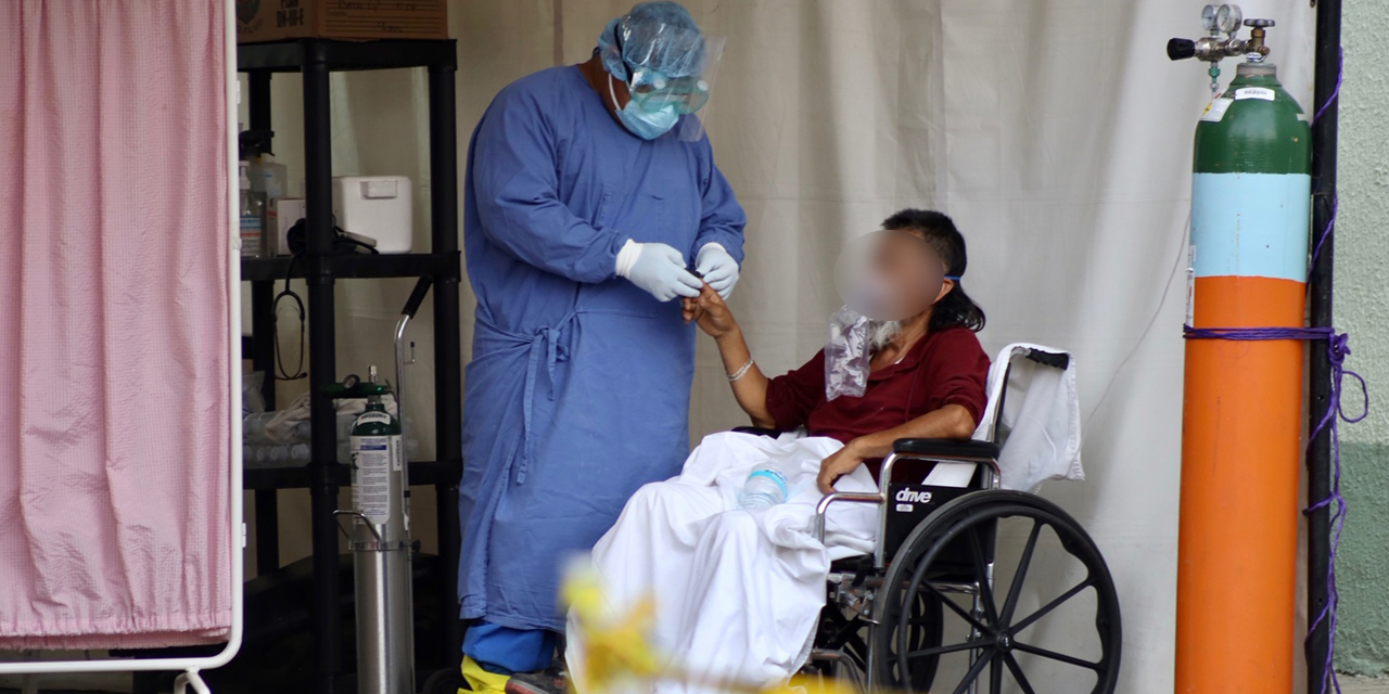 Ocupación hospitalaria en Oaxaca llega al 40%