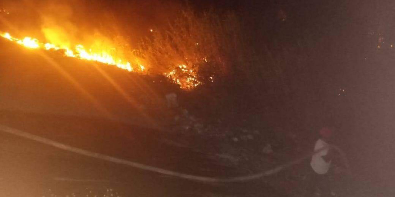 Incendios amenazan viviendas de San Blas Atempa
