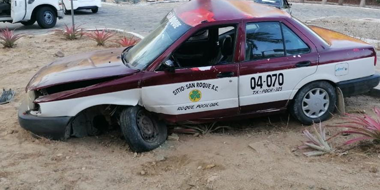 Taxista atropella a una mujer Hacienda Blanca