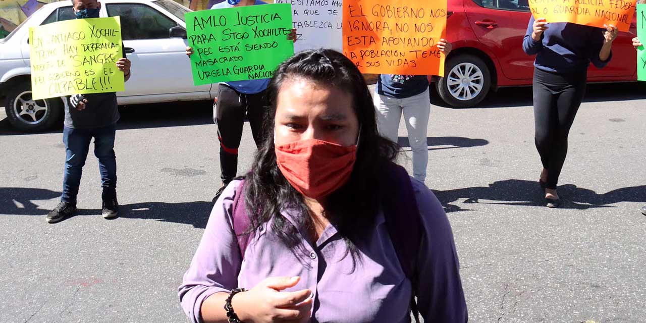 Se concentran tres protestas en la capital oaxaqueña | El Imparcial de Oaxaca