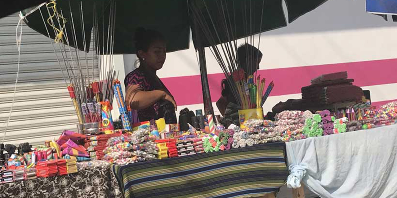 No existe permiso para venta de pirotecnia en Juchitán