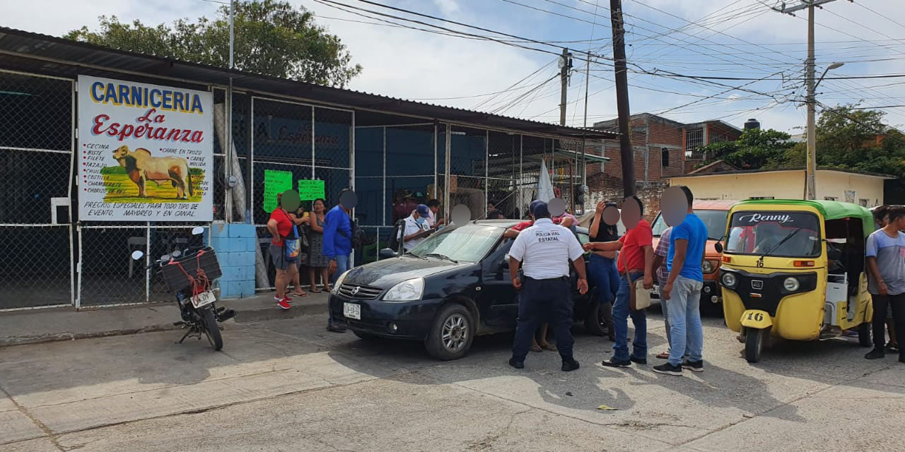 Rescatan a presunto ladrón de ser linchado en Tehuantepec