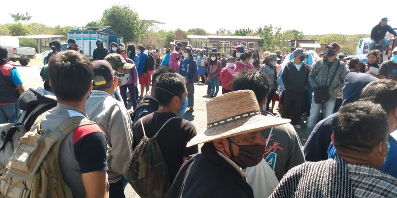 Se movilizan comunidades de la Sierra Mixe Zapoteca