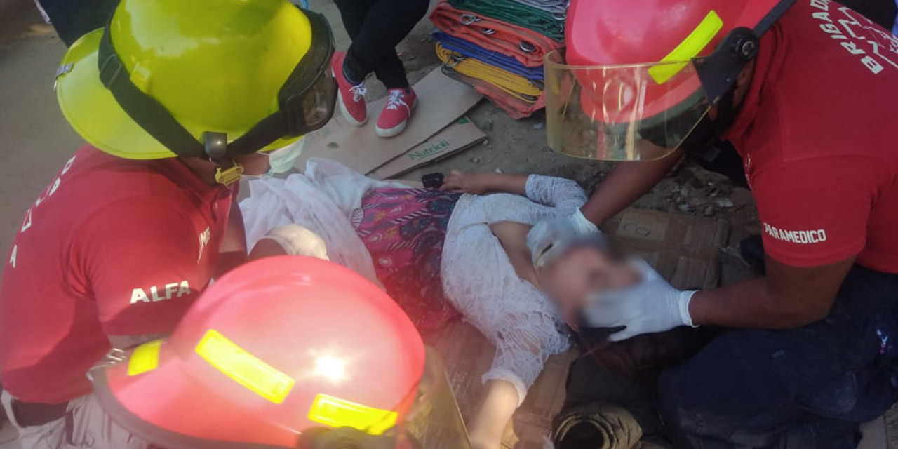 Joven mujer desmaya en Mercado de Abasto y pierde la memoria | El Imparcial de Oaxaca