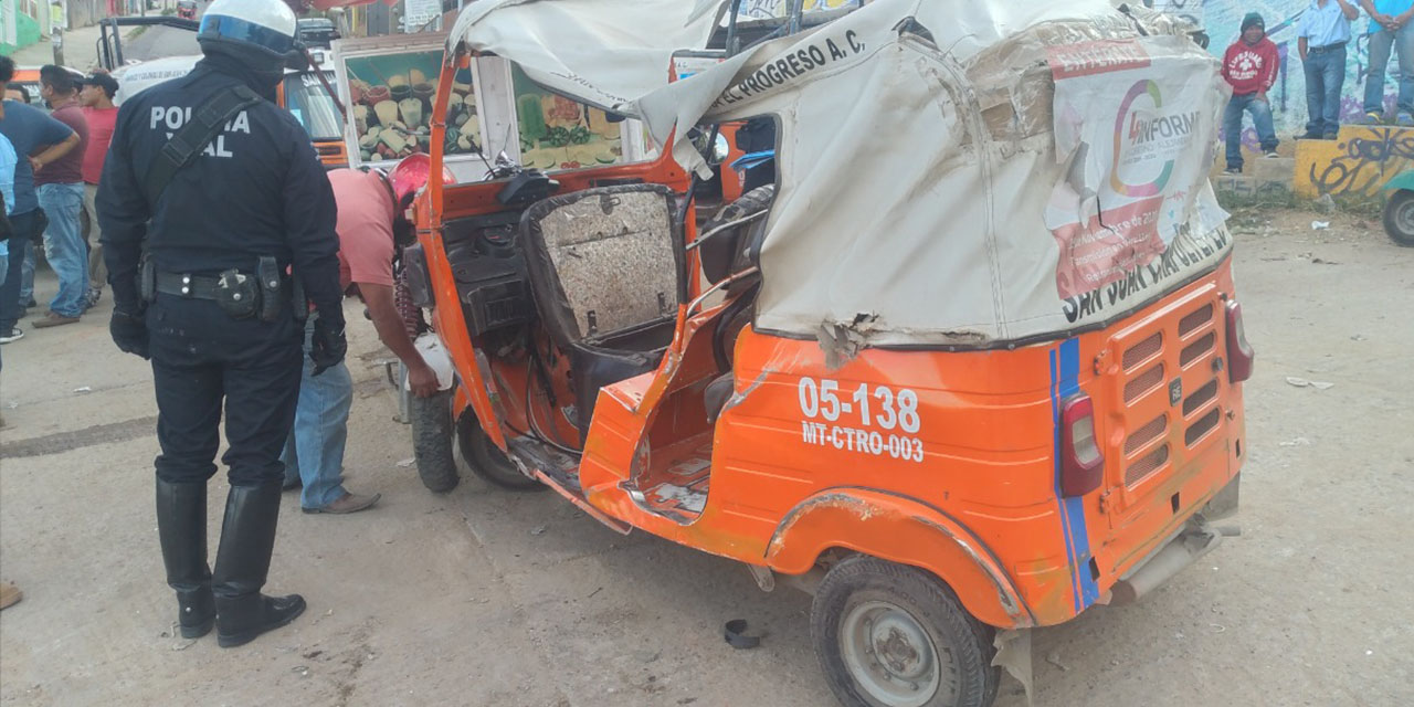 ¡Terror a bordo de mototaxi de San Juan Chapultepec! | El Imparcial de Oaxaca