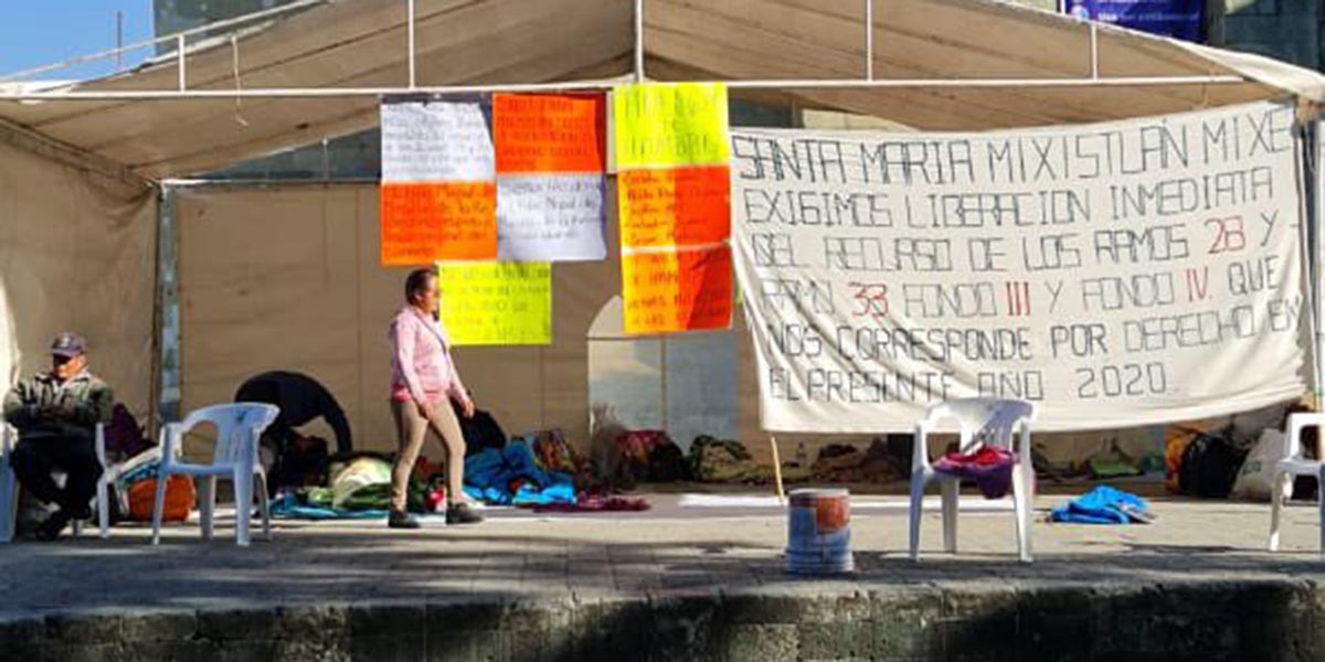Habitantes de Mixistlán levantan huelga de hambre en la Alameda de León | El Imparcial de Oaxaca