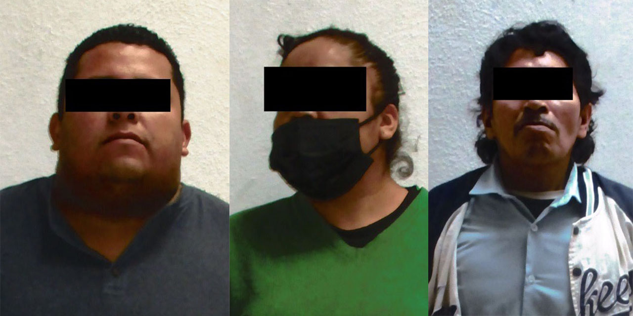 Detienen a tres carteristas en Oaxaca