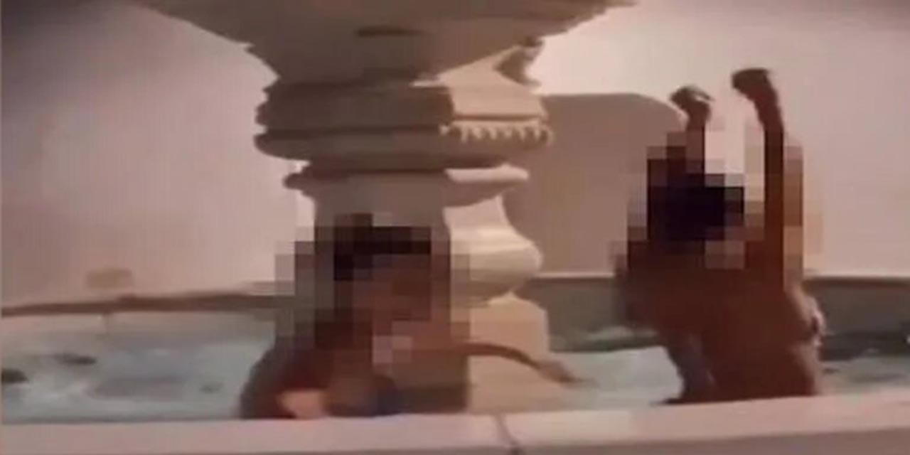 Video: Dos jóvenes son sancionadas por nadar desnudas en una fuente pública | El Imparcial de Oaxaca