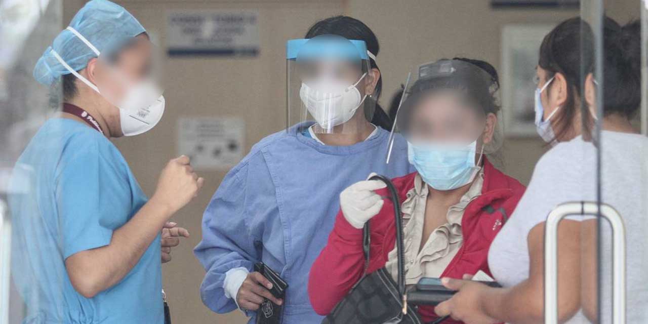 Suman 3,377 contagios de Covid-19 en sector Salud de Oaxaca