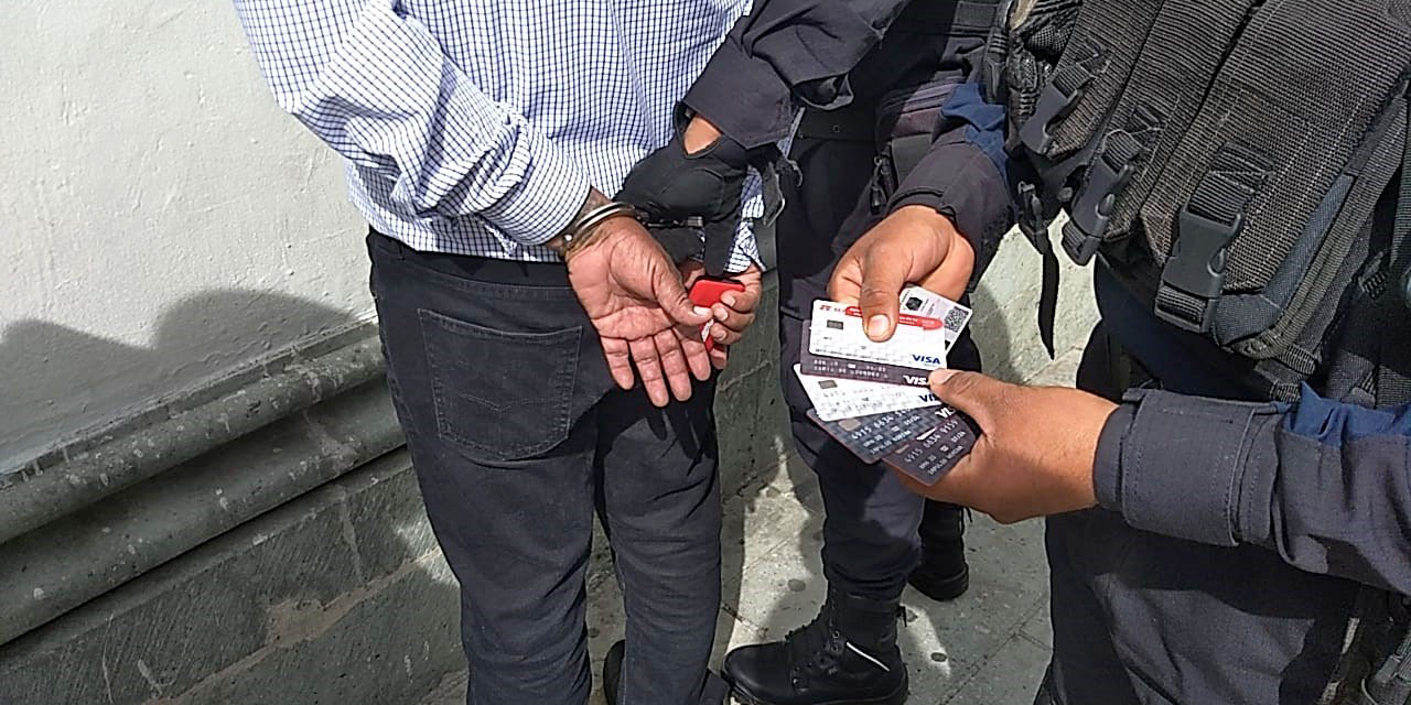 Un chilango detenido con tarjetas clonadas