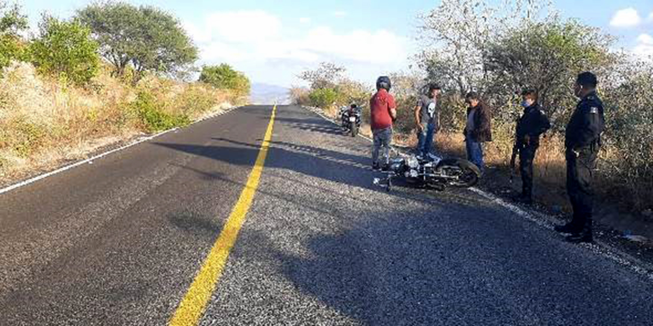 Derrapa motociclista, se presume iba ebrio | El Imparcial de Oaxaca