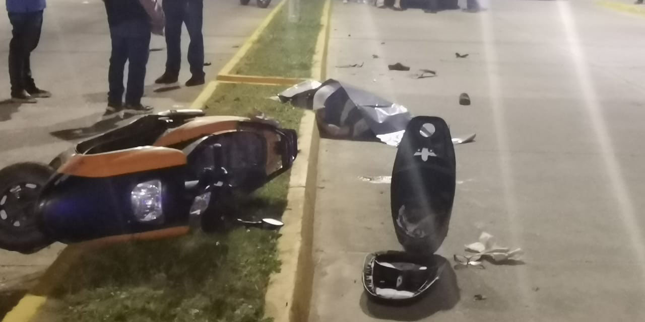 Motociclista muere en accidente en Tuxtepec