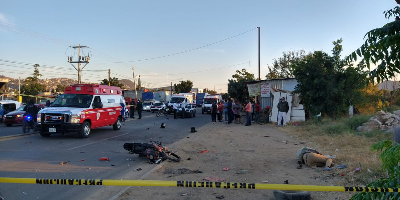 Mortal accidente en San Jacinto Amilpas