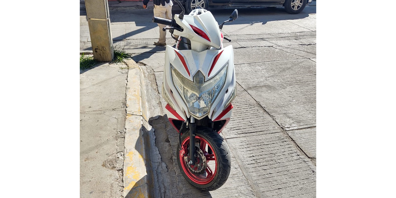 Aseguran motoneta robada en Oaxaca | El Imparcial de Oaxaca
