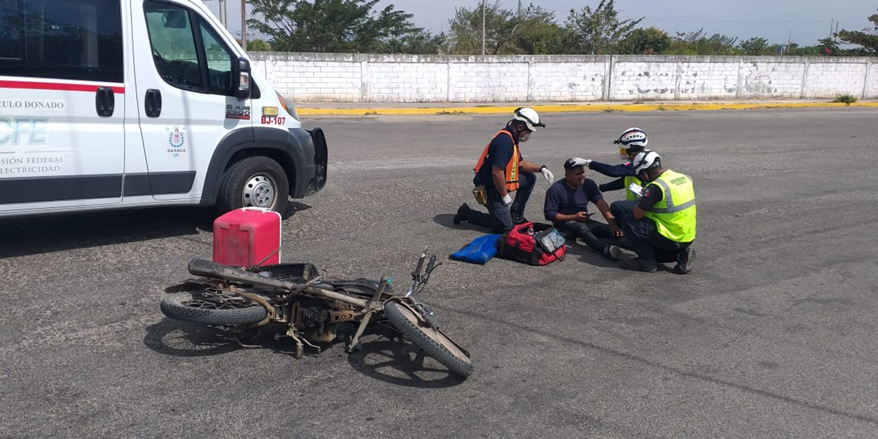 Derrapa mototrotillero en Juchitán | El Imparcial de Oaxaca
