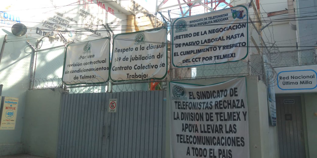 Trabajadores de Telmex en Huajuapan exigen respeto a contrato | El Imparcial de Oaxaca