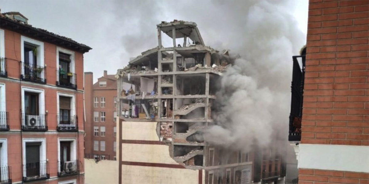 Explota edificio en el centro de Madrid, evacuan asilo de ancianos | El Imparcial de Oaxaca