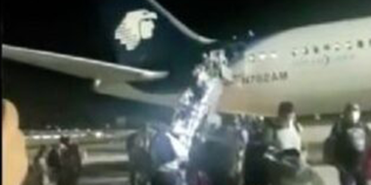 Se registra accidente en despegue de avión de Aeroméxico en Cancún | El Imparcial de Oaxaca