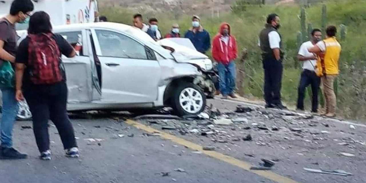 Fuerte accidente en la carretera Oaxaca-Istmo de Tehuantepec | El Imparcial de Oaxaca