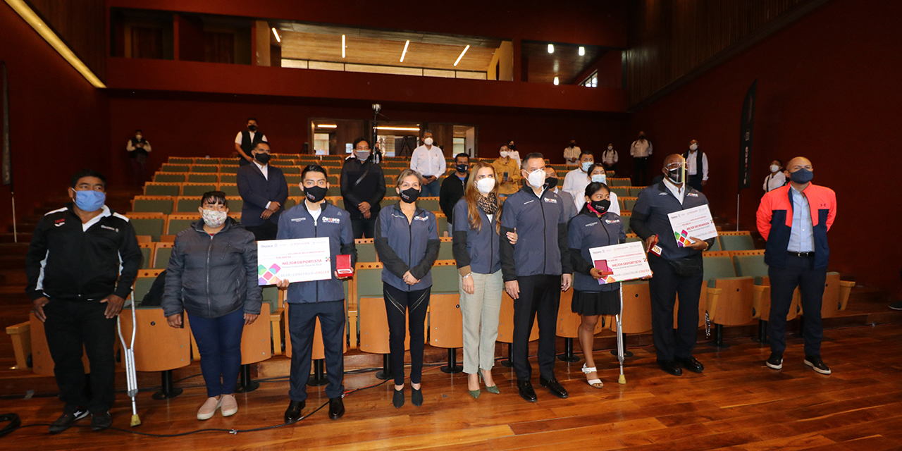Realizan entrega de Premio Estatal del Deporte 2020