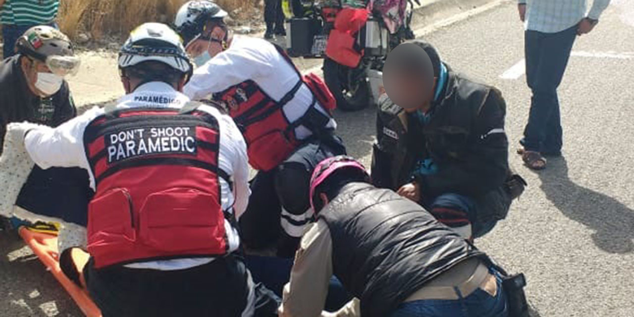 Se accidenta en moto sobre en carretera a Zaachila | El Imparcial de Oaxaca