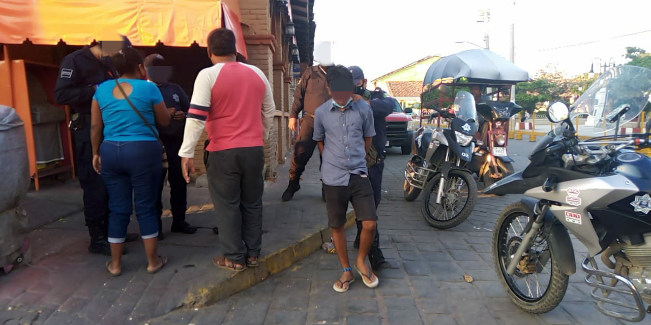 Detienen a presunto violador en pleno mercado de Tehuantepec