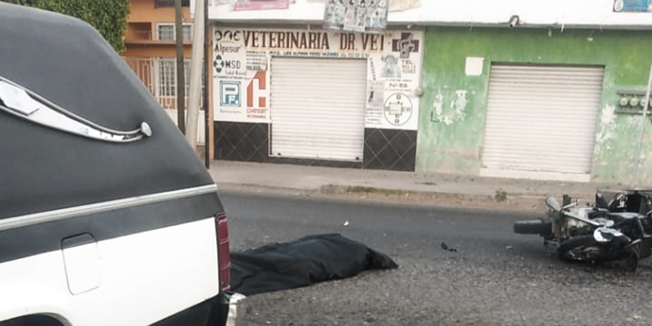 Halla la muerte en motocicleta tras accidente en Huajuapan de León | El Imparcial de Oaxaca