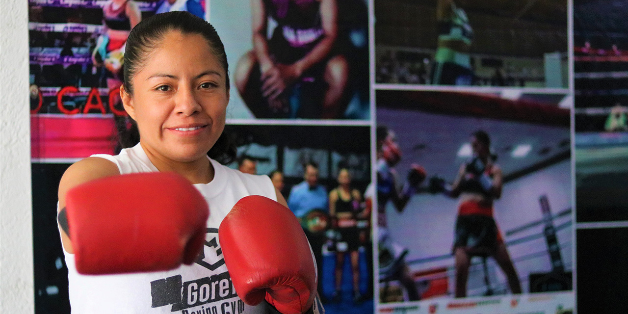 María Goreti invitó a las mujeres a boxear | El Imparcial de Oaxaca